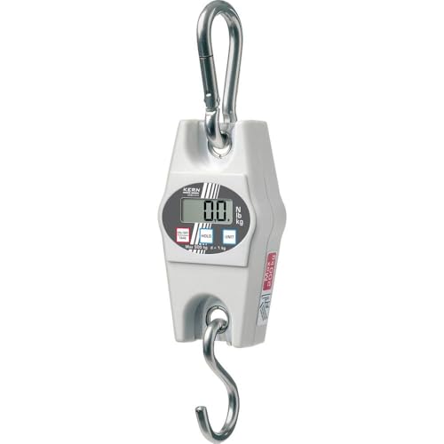 KERN Hängewaage HCB 200K500 (Wägebereich 200 kg, Ablesbarkeit 500 g, Hold-Funktion, Universalwaage, für Kontrollwiegungen bei Wareneingang / -ausgang) von KERN