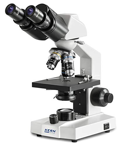 KERN Optics Durchlicht-Labormikroskop, Binokular Tubus, Achromatisch, Weiß/Schwarz, 4x/10x/30x/40x Objektiv, 0.5W LED, Durchgestrah, Accu, Wiederaufladbar, Fix KERN Optics Durchlicht-Labormikroskop, Binokular Tubus, Achromatisch, Weiß/Schwarz, 4x/10x/30x/40x Objektiv, 0.5W LED, Durchgestrah, Accu, Wiederaufladbar, Fix von KERN
