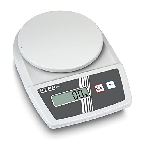 KERN Schulwaage EMB 1200-1 (Laborwaage, Wiegebereich max. 1200 g, Ablesbarkeit 0,1 g, Reproduzierbarkeit 0,1 g, Linearität 0,3 g) von KERN