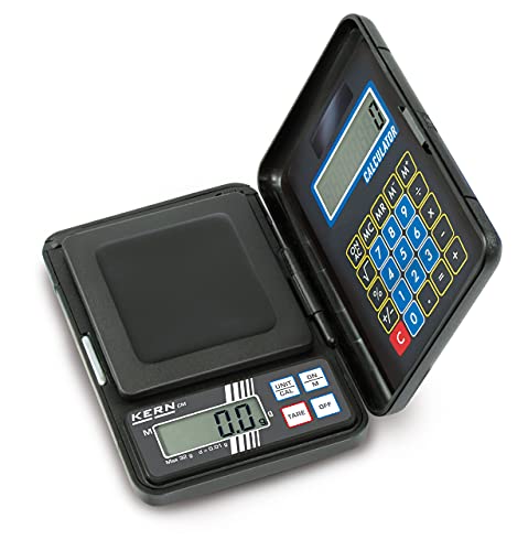 KERN Taschenwaage CM 320-1N (Wägebereich max. 320 g, Ablesbarkeit 0,1 g, mit integriertem Taschenrechner, inkl. Batterien), mittel von KERN