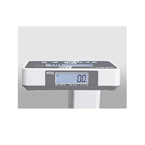 KERN Optics Professionelle Personenwaage mit BMI-Funktion mit Eich- und Medizinzulassung, 250 kg Wägebereich, 100 g Ablesbarkeit KERN Optics Professionelle Personenwaage mit BMI-Funktion mit Eich- und Medizinzulassung, 250 kg Wägebereich, 100 g Ablesbarkeit von KERN