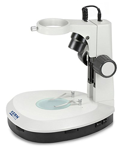 KERN Optics Stereomikroskop-Ständer für Höchste Flexibilität, Weiß, Mechanisch, 3W LED, Auflicht Beleuchtung, Durchlicht von KERN