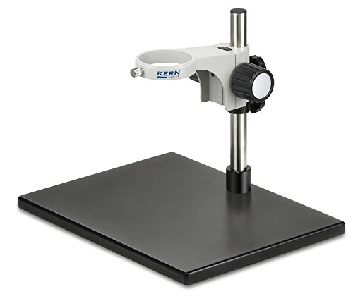 KERN Optics Stereomikroskop-Ständer mit Korrosionsgeschutzer Eisenplattform für Höchste Flexibilität, Weiß, Säule von KERN