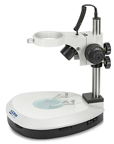 Stereomikroskop-Ständer [Kern OZB-A5123] für höchste Flexibilität, Ständer: Säule, mit koaxialem Grob- und Feintrieb, Beleuchtung: 3W LED (Auflicht); 3W LED (Durchlicht) von KERN