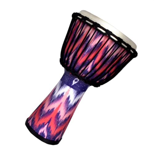 Afrikanische Trommel Instrument 10-Zoll-afrikanische Trommel Für Erwachsene, Professionelles Tamburin-Performance-afrikanisches Tamburin-Instrument Professionelle Djembe (Color : D) von KERREY