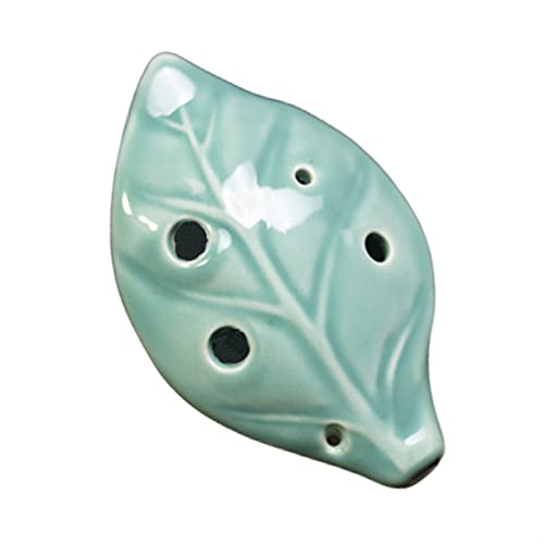 KERREY Ocarina Musikinstrument Schülerkinder 6-Loch-Mini-Okarina-Musikinstrument Sechsloch-Keramik-Okarina-Anfänger-Musikgeschenk (Color : 02) von KERREY