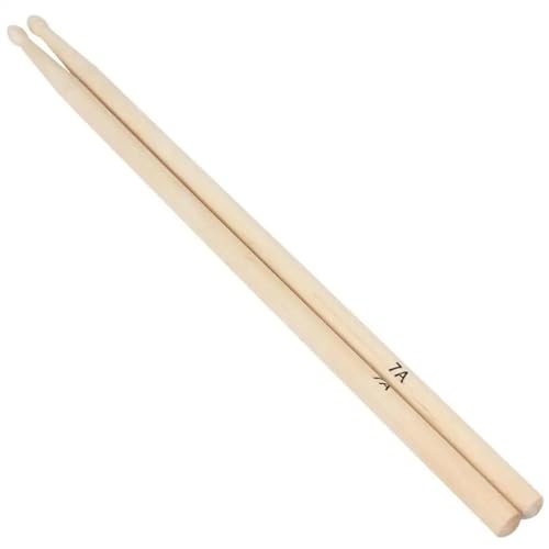 Trommelstöcke für Anfänger 10 Paar Langlebige Drumsticks Aus Ahornholz. Tragbare Und Leichte 7A Drumsticks Schlagzeug-Zubehör von KERREY