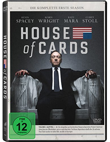 House of Cards - Season 1 [4 DVDs] von KEVIN SPACEY (FRANCIS UNDERWOOD), ROBIN WRIGHT (CL