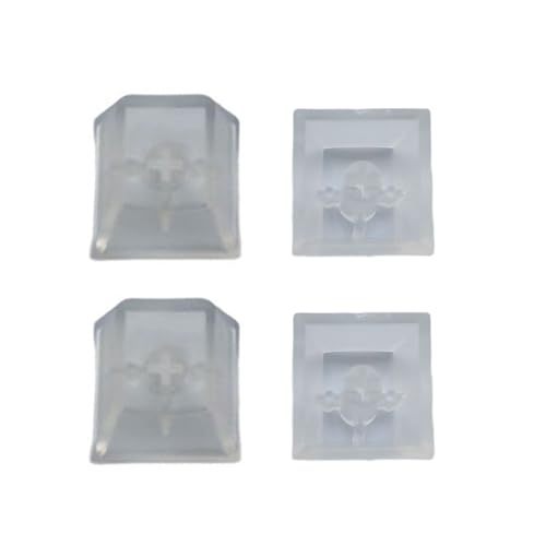 KEXIAO 4 x transparente Tastenkappen, PC-Profil-Tastenkappen, Ersatz-Tastaturabdeckungen für MX-Schalter, mechanische Tastatur, Hintergrundbeleuchtungszubehör KEXIAO 4 x transparente Tastenkappen, PC-Profil-Tastenkappen, Ersatz-Tastaturabdeckungen für MX-Schalter, mechanische Tastatur, Hintergrundbeleuchtungszubehör von KEXIAO