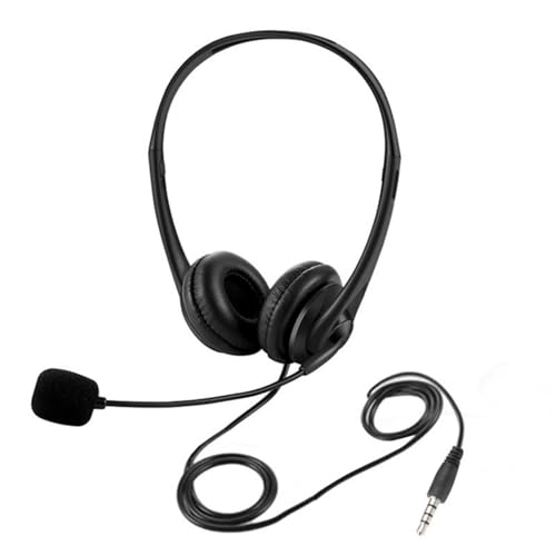 KEXIAO Kabelgebundene Over-Ear-Kopfhörer mit Mikrofon, 3,5-mm-Stecker, leichtes Design für Musikanrufe, Studium und Meetings KEXIAO Kabelgebundene Over-Ear-Kopfhörer mit Mikrofon, 3,5-mm-Stecker, leichtes Design für Musikanrufe, Studium und Meetings von KEXIAO