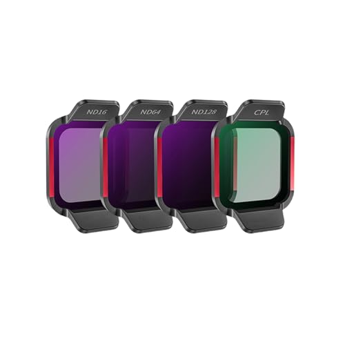 KEXIAO Objektivfilter-Set ND16 32 64 128 Polarisationsfilter Lichtleckageverhinderung Objektivschutz Filter für UAV Ersatz von KEXIAO