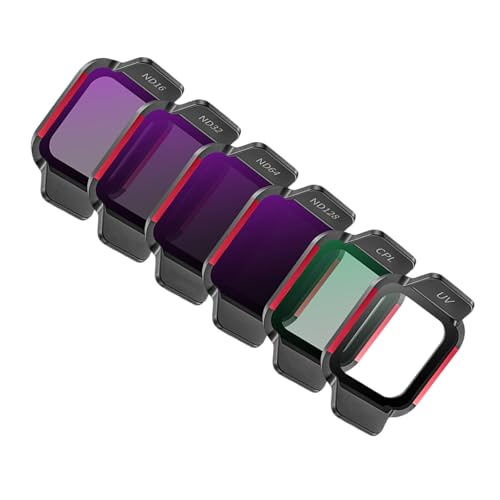 KEXIAO Objektivfilter-Set ND16 32 64 128 Polarisationsfilter Lichtleckageverhinderung Objektivschutz Filter für UAV Ersatz KEXIAO Objektivfilter-Set ND16 32 64 128 Polarisationsfilter Lichtleckageverhinderung Objektivschutz Filter für UAV Ersatz von KEXIAO