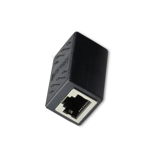 KEXIAO RJ45-Kupplung, 8-poliger Ethernet-Extender, 1000 Mbps, CAT6/CAT5-Stecker, Buchse auf Buchse, Netzwerkkabelverbinder KEXIAO RJ45-Kupplung, 8-poliger Ethernet-Extender, 1000 Mbps, CAT6/CAT5-Stecker, Buchse auf Buchse, Netzwerkkabelverbinder von KEXIAO