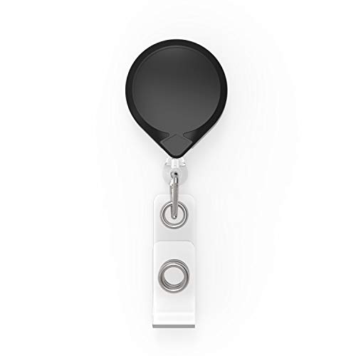 KEY-BAK MINI-BAK Ausweishalter mit drehbarem Bulldoggen-Clip, schwarz, 91,4 cm Nylonschnur, 57 g KEY-BAK MINI-BAK Ausweishalter mit drehbarem Bulldoggen-Clip, schwarz, 91,4 cm Nylonschnur, 57 g von KEY-BAK