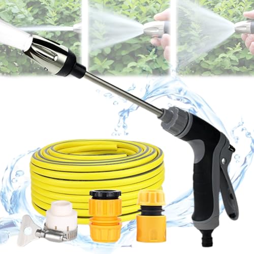 KEYPKWZJR Autopulsex Waschpistole, Waschpistole, verstellbare Hochdruckreinigerpistole mit Verlängerungsstab, Turbowasher Power Hochdruckreiniger for jeden Gartenschlauch /707 von KEYPKWZJR