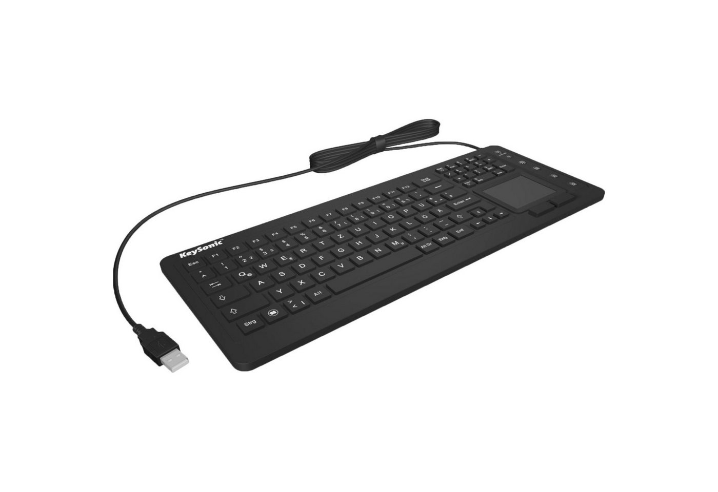 KEYSONIC KSK-6231 INEL Industrie mit Touchpad USB Tastatur KEYSONIC KSK-6231 INEL Industrie mit Touchpad USB Tastatur von KEYSONIC