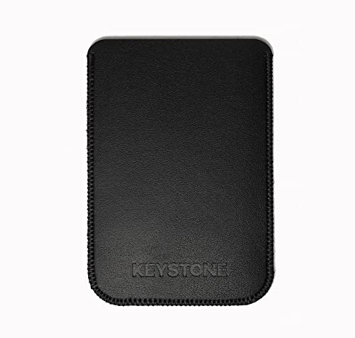Keystone Cryptocurrency Wallet Black PU Leather Case, Premium Protective Case von KEYSTONE