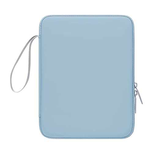 12.9 Zoll Tablet Sleeve Tasche，PU-Material Tablet-Hülle mit Innentasche Kompatibel mit iPad Pro 12.9 (2021/2019/2018), Galaxy Tab S8+ 12.4,Hellblau von KEYWANTS