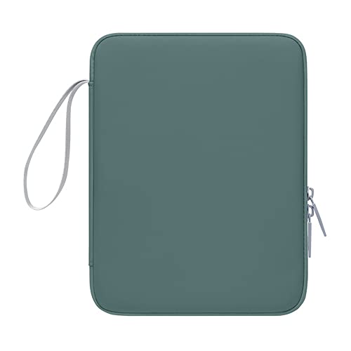 Tablet Sleeve Tasche für iPad 9.7 Zoll/10.2 Zoll/10.5 Zoll/10.9 Zoll mit Stiftablage,mit Schutzgewebe Und Version Großer Kapazität，Grün von KEYWANTS