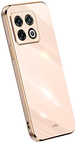 KEYYO Hülle für OnePlus 10 Pro 5G, Schutzhülle TPU Silikon Handyhülle mit Galvanisieren von Phnom Penh, Stoßfest Bumper Case Soft Cover - Rosa von KEYYO