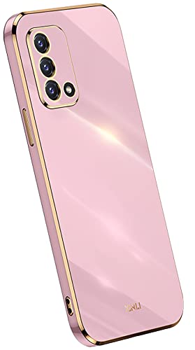 KEYYO Schutzhülle für Oppo A74 (4G Edition), weich, TPU, Silikon, vergoldeter Rand, ultradünn, Violett von KEYYO