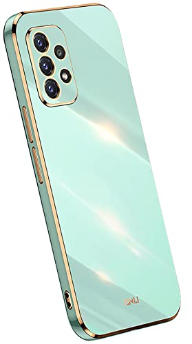 KEYYO Hülle für Samsung Galaxy A32 (4G Edition), Schutzhülle TPU Silikon Handyhülle mit Galvanisieren von Phnom Penh, Stoßfest Bumper Case Soft Cover - Grün von KEYYO