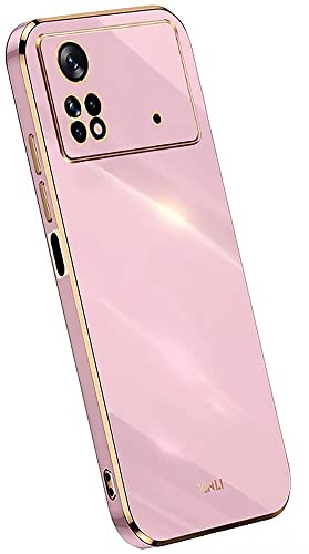 KEYYO Hülle für Xiaomi Poco X4 Pro 5G 6.67", Schutzhülle TPU Silikon Handyhülle mit Galvanisieren von Phnom Penh, Stoßfest Bumper Case Soft Cover - Violett KEYYO Hülle für Xiaomi Poco X4 Pro 5G 6.67", Schutzhülle TPU Silikon Handyhülle mit Galvanisieren von Phnom Penh, Stoßfest Bumper Case Soft Cover - Violett von KEYYO