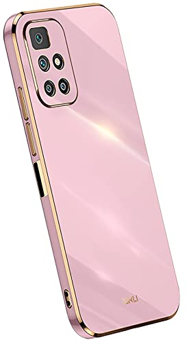 KEYYO Hülle für Xiaomi Redmi 10 | Redmi 10 2022, Schutzhülle TPU Silikon Handyhülle mit Galvanisieren von Phnom Penh, Stoßfest Bumper Case Soft Cover - Violett von KEYYO