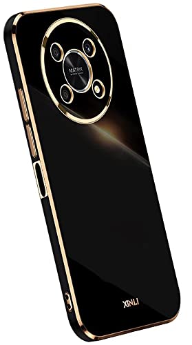 KEYYO Schutzhülle für Huawei Honor Magic4 Lite 5G, weich, TPU, Silikon, vergoldeter Rand, ultradünn, Schwarz KEYYO Schutzhülle für Huawei Honor Magic4 Lite 5G, weich, TPU, Silikon, vergoldeter Rand, ultradünn, Schwarz von KEYYO