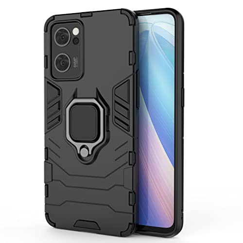 KEYYO Schutzhülle für OnePlus Nord CE 2 5G, TPU/PC Armor Schutzhülle mit Halterung, Hybrid, Silikon, stoßfest, Bumper Cover, Schwarz KEYYO Schutzhülle für OnePlus Nord CE 2 5G, TPU/PC Armor Schutzhülle mit Halterung, Hybrid, Silikon, stoßfest, Bumper Cover, Schwarz von KEYYO