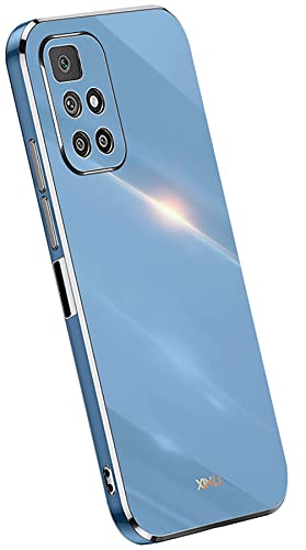 KEYYO Schutzhülle für Xiaomi Redmi 10 | Redmi 10 2022, Schutzhülle, weich, TPU, Silikon, Beschichtung mit goldfarbenem Rand, ultradünn, Blau KEYYO Schutzhülle für Xiaomi Redmi 10 | Redmi 10 2022, Schutzhülle, weich, TPU, Silikon, Beschichtung mit goldfarbenem Rand, ultradünn, Blau von KEYYO