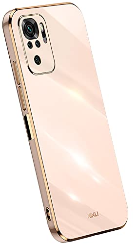 KEYYO Schutzhülle für Xiaomi Redmi Note 10 4G | Note 10S, Schutzhülle, weich, TPU, Silikon, Beschichtung mit goldfarbenem Rand, ultradünn, Rosa KEYYO Schutzhülle für Xiaomi Redmi Note 10 4G | Note 10S, Schutzhülle, weich, TPU, Silikon, Beschichtung mit goldfarbenem Rand, ultradünn, Rosa von KEYYO