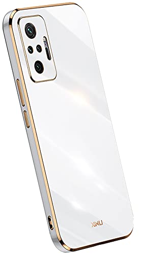 KEYYO Schutzhülle für Xiaomi Redmi Note 10 Pro, weich, TPU, Silikon, vergoldeter Rand, ultradünn, Weiß KEYYO Schutzhülle für Xiaomi Redmi Note 10 Pro, weich, TPU, Silikon, vergoldeter Rand, ultradünn, Weiß von KEYYO