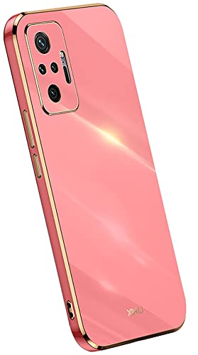 KEYYO Schutzhülle für Xiaomi Redmi Note 10 Pro, weich, TPU, Silikon, vergoldeter Rand, ultradünn, Rot KEYYO Schutzhülle für Xiaomi Redmi Note 10 Pro, weich, TPU, Silikon, vergoldeter Rand, ultradünn, Rot von KEYYO