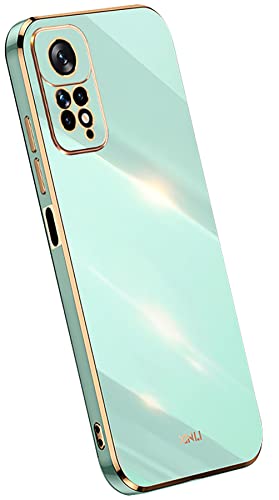 KEYYO Schutzhülle für Xiaomi Redmi Note 11 Pro/Note 11 Pro 5G, weiche TPU-Silikonhülle, vergoldeter Rand, ultradünn, Grün KEYYO Schutzhülle für Xiaomi Redmi Note 11 Pro/Note 11 Pro 5G, weiche TPU-Silikonhülle, vergoldeter Rand, ultradünn, Grün von KEYYO