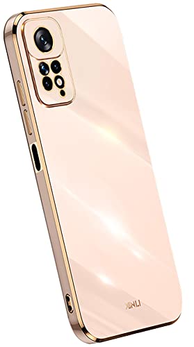 KEYYO Schutzhülle für Xiaomi Redmi Note 11 Pro/Note 11 Pro 5G, weiche TPU-Silikonhülle, vergoldeter Rand, ultradünn, Rosa KEYYO Schutzhülle für Xiaomi Redmi Note 11 Pro/Note 11 Pro 5G, weiche TPU-Silikonhülle, vergoldeter Rand, ultradünn, Rosa von KEYYO