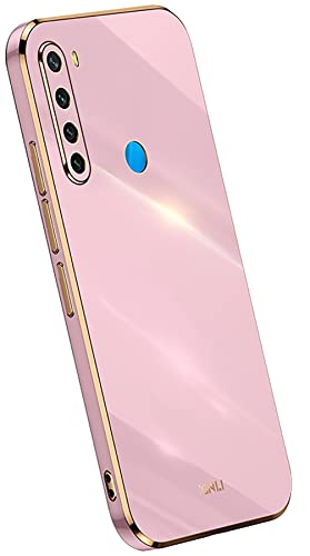 KEYYO Schutzhülle für Xiaomi Redmi Note 8 2021, Schutzhülle, weich, TPU, Silikon, vergoldet, ultradünn, Violett von KEYYO