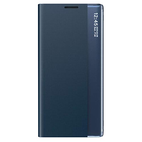 KEYYO Smart View Hülle für Samsung Galaxy A23 5G, Premium Leder Schutzhülle mit Sichtfenster Fenster, Stilvoll Spiegel Handyhülle mit Flip Klappbarer Ständer - Navy blau KEYYO Smart View Hülle für Samsung Galaxy A23 5G, Premium Leder Schutzhülle mit Sichtfenster Fenster, Stilvoll Spiegel Handyhülle mit Flip Klappbarer Ständer - Navy blau von KEYYO