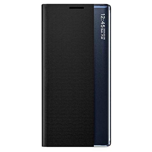 KEYYO Smart View Schutzhülle für Samsung Galaxy S22 Ultra, Prime Schutzhülle mit transparentem Sichtfenster, elegant, Spiegel, Flip Case Cover mit Faltbarer Standfunktion – Schwarz KEYYO Smart View Schutzhülle für Samsung Galaxy S22 Ultra, Prime Schutzhülle mit transparentem Sichtfenster, elegant, Spiegel, Flip Case Cover mit Faltbarer Standfunktion – Schwarz von KEYYO