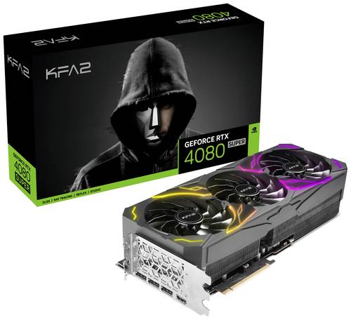 KFA2 Grafikkarte Nvidia GeForce RTX 4080 Super SG 1-Click OC 16GB GDDR6X-RAM PCIe x16 HDMI®, Displa von KFA2