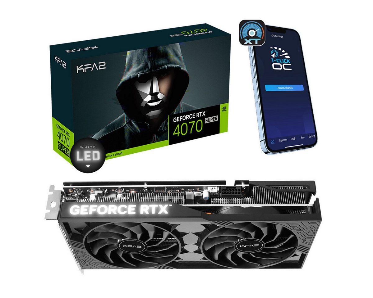 KFA2 KFA2 GeForce RTX 4070 Super 2X 12GB Grafikkarte von KFA2