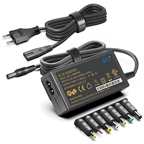 KFD 18V 2,69A Netzteil Ladegerät für Pi-Top V2 Bose Denon JBL Sony Cricut Lautsprecher Alto Mixer LED DC18v mit 6 Tips 6.5x4.4mm/ 6.5x3.0mm/ 5.5x2.5mm/ 4.8x1.7mm/ 4.0x1.7mm/ 5.5x3.0mm Netzadapter von KFD