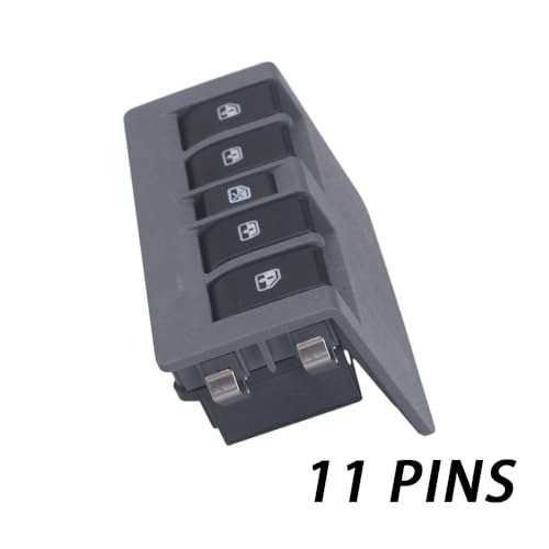 Window Switch Button/Fit for Chevrolet New Sail 2010-2014 9005043 9005041 Power Auto Fenster Glas Heber Schalter 5 Tasten Auto Zubehör 90800027(9005041-11Pins) von KFJFDHES