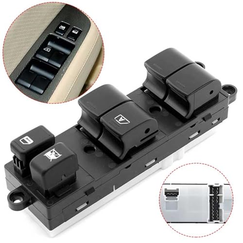 Window Switch Button 25401-EL30A 16 + 3 Pins Elektrische Fenster Power Lifter Control Schalter 25401EL30A/Fit for Nissan Versa S SL 1,8 L Tiida C11X SC11X SC11 Window Switch Button 25401-EL30A 16 + 3 Pins Elektrische Fenster Power Lifter Control Schalter 25401EL30A/Fit for Nissan Versa S SL 1,8 L Tiida C11X SC11X SC11 von KFJFDHES
