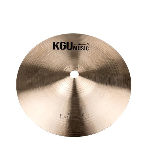 KGUmusic Splash-Drum-Becken 15,2 cm (6 Zoll), traditionelle Serie, handgefertigte B20-Legierung, schnelle, helle Akzente, hergestellt mit authentischen türkischen Beckenherstellungstechniken von KGUBrass
