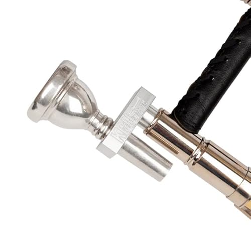 KGUBrass Posaune-Trainer - Aluminium Embouchure Trainingsgerät für Lippensummen, Posaune Übungshilfe von KGUBrass
