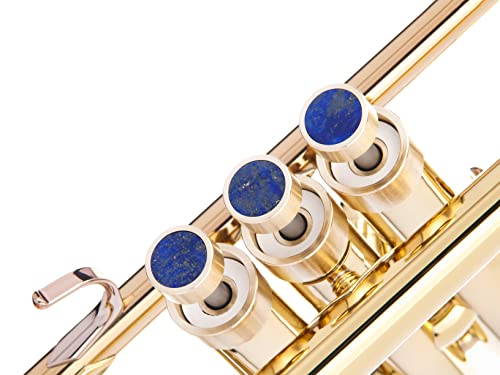 Schwere, benutzerdefinierte Trompeten-Fingerknöpfe für alle Bach-Stradivarius, Kunsthandwerker, New York, Chicago, TR200, alle Stradivarius Flügelhörner, alle Stradivarius Kornett-Modelle (rohes von KGUBrass