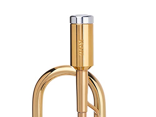 Trompet Mundstück Booster KGUBrass Maßgeschneiderte schwere Trompet Booster KGU HEAVY Gold plated 24K von KGUBrass