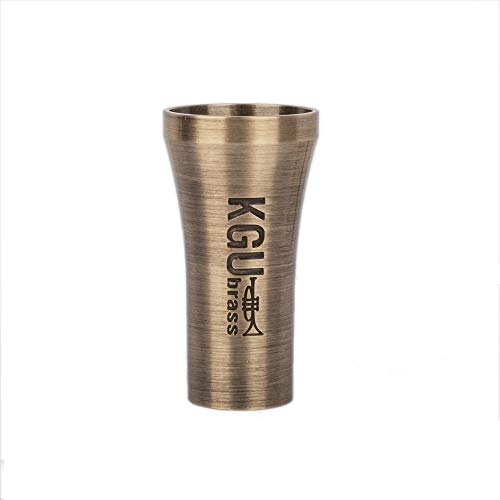 Trompetenmundstück-Booster Kgubrass Maßgefertigte Radius-Trompeten-Booster KGU Antik-Bronze-Lack von KGUBrass