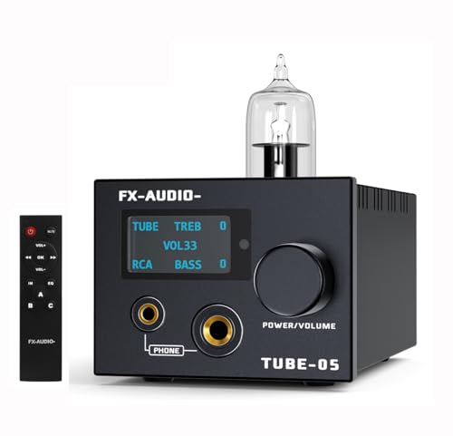 KGUSS FX-Audio- TUBE-05 HiFi Vakuum 12AU7 Röhren Kopfhörerverstärker Bass Höhen EQ Vorverstärker, für 30-600Ω Kopfhörer, mit Fernbedienung KGUSS FX-Audio- TUBE-05 HiFi Vakuum 12AU7 Röhren Kopfhörerverstärker Bass Höhen EQ Vorverstärker, für 30-600Ω Kopfhörer, mit Fernbedienung von KGUSS
